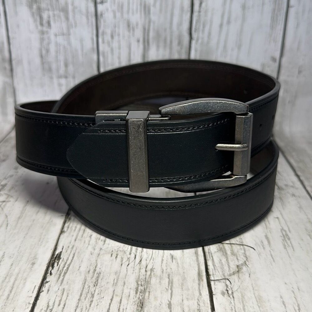 Levi's Men's Belt Reversible‎ 38-40 Synthetic Leather Black Brown 11LP120059